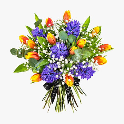 Spring Hyacinth & Tulip Bouquet 